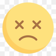 Free Icons - Circle Emoji,Dead Emoticon