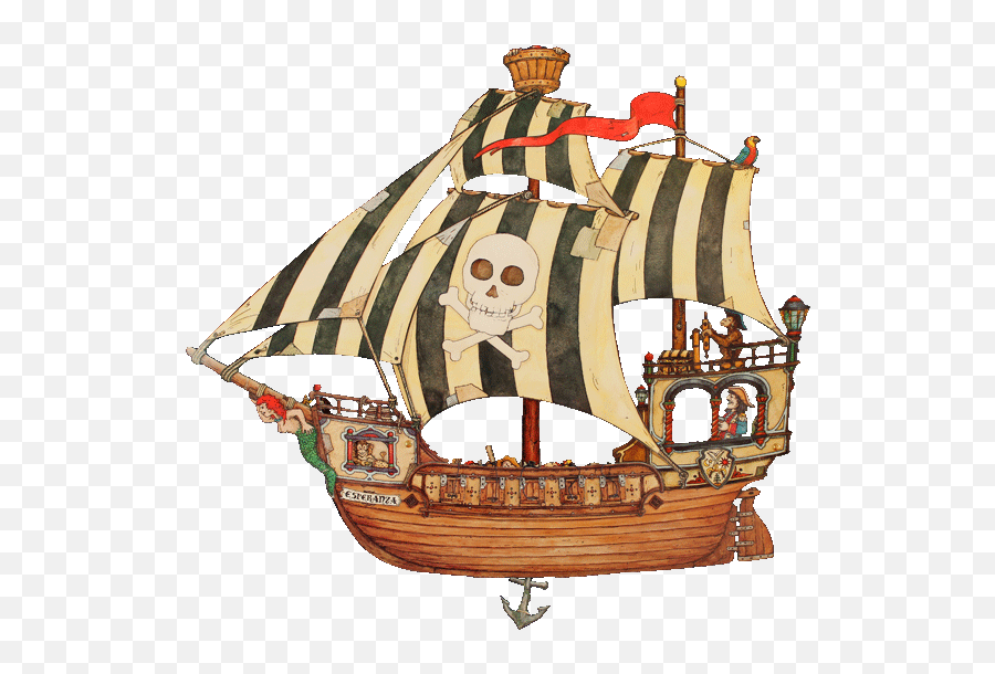 J T Kv Ros M K D Se Hetedh 2017 Pirate Ships Moving Gif - Pirate Ship Gif Transparent Emoji,Pirate Ship Emoji