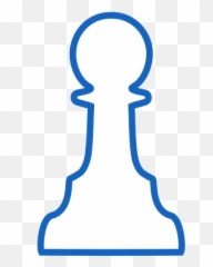 Download Free Png White Silhouette Staunton Chess Piece - Clip Art Emoji