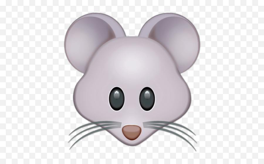 Wall Sticker Emoji Mouse Face - Transparent Background Rat Emoji Png,Mouse Emoji