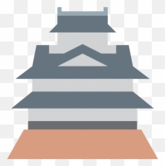 Twemoji2 1f3ef - Japanese Castle Symbol Emoji