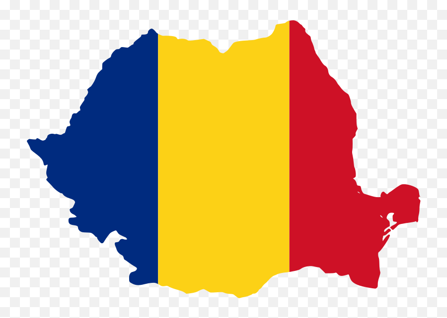 Flag Map Of Romania - Romania Flag Map Emoji,Romanian Flag Emoji