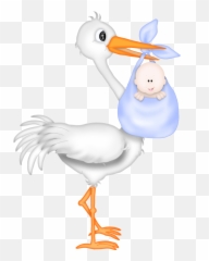 Baby Stork - Baby Shower Stork Emoji,Pelican Emoji