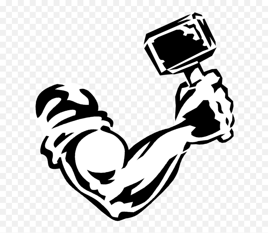 Muscle Clipart Muscle Arm Muscle - Logo Arm And Hammer Emoji,Flexing Emoji Japanese