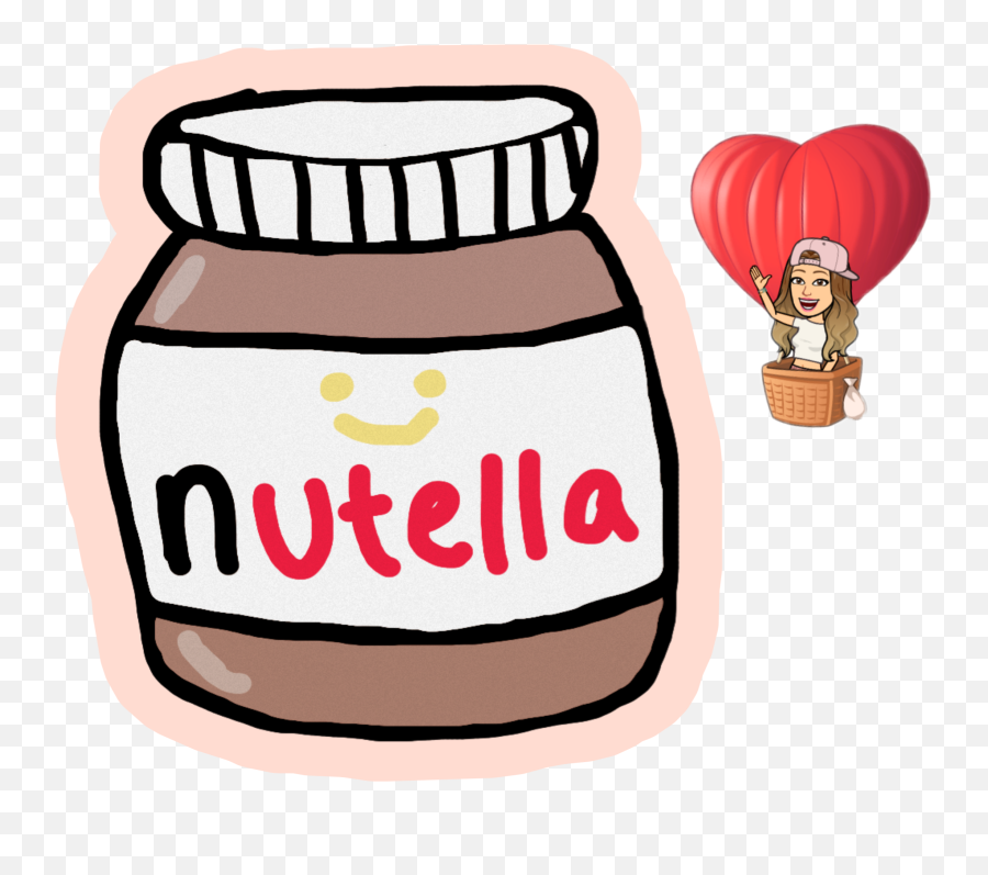 Love Nutella Clipart - Nutella I Love You Emoji,Nutella Emoji