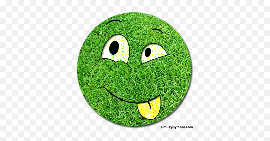 Stunningly Designed Grass Smiley - Cartoon Emoji,Skype Emoticon Code