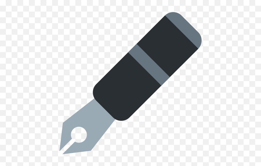 Fountain Pen Emoji Meaning With Pictures - Pen,Paintbrush Emoji