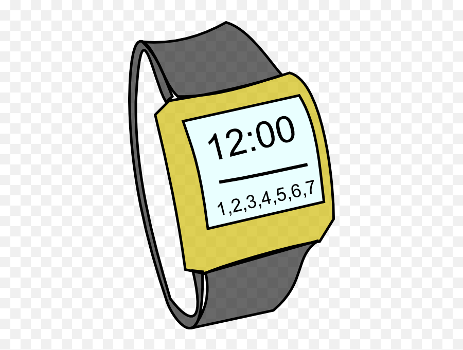 Download Free Clip Art - Digital Watch Clipart Emoji,Im Watching You Emoji