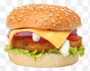 Free Transparent Cheeseburger Download - Veg Burger Png Emoji