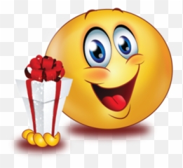 Happy With Gift Emoji - Spruch Montag Motivation,Copyright Emoji