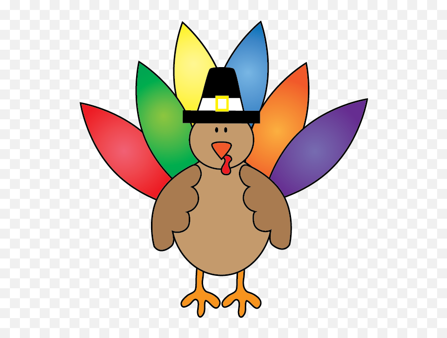 Turkey Clipart Dr Odd 5 - Turkey With Colored Feathers Emoji,Funny Thanksgiving Emoji