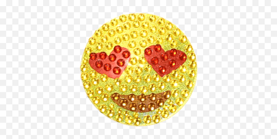 Heart Eye Emoji - Bead,Eye Emoji