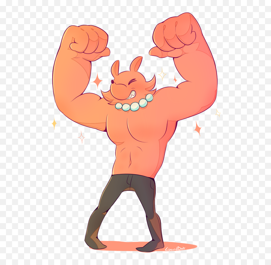 Fox Clipart Muscular Fox Muscular - Steven Universe Foxman Emoji,Man Moon Fox Emoji