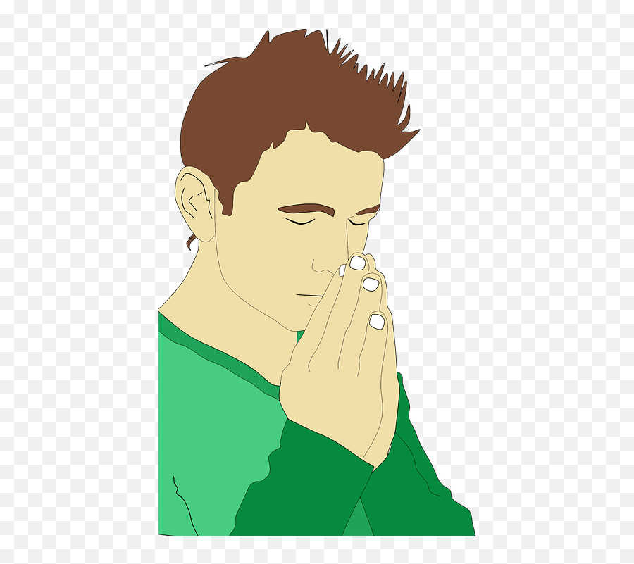 Orando Y Orar - Boy Pray To God Emoji,Namaste Emoji Symbol