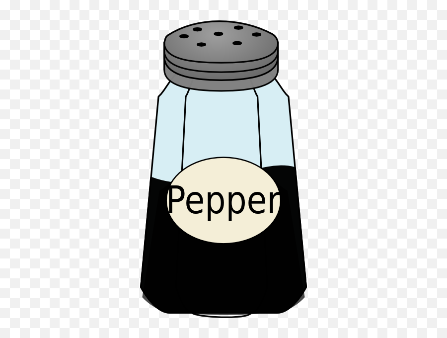 Pepper Pepper Shaker Transparent Png - Black Pepper Clipart Emoji,Salt And Pepper Emoji