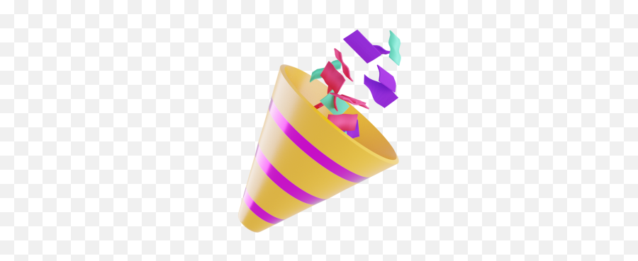 Party Popper - Graphic Design Emoji,Party Popper Emoji