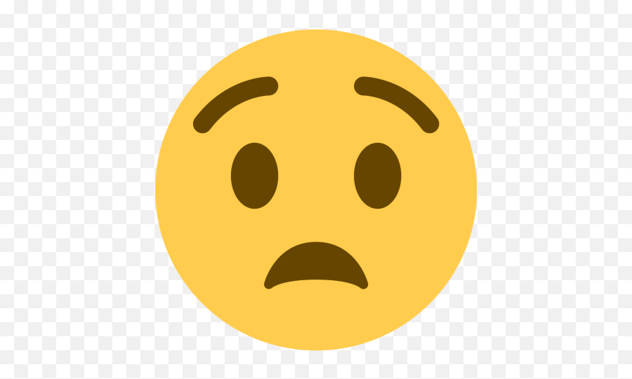 Confused Emojis Png Picture - Hushed Face Emoji,Overwhelmed Emoji