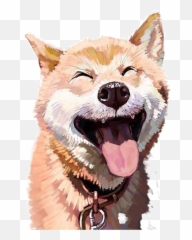 Doge Transparent Png Picture - Realistic Shiba Puppy Drawing Emoji,Doge Emoji