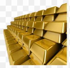 Gold Bars - Transparent Background Png Emoji