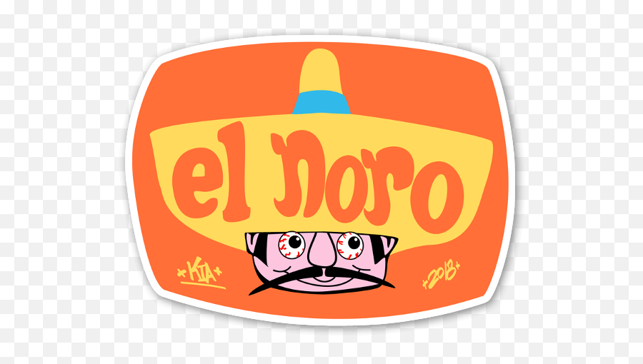 El Noro 2018 - Stickerapp Clip Art Emoji,Awkward Emoticon