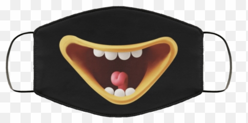 Smiley Mouth Mask - Face Emoji