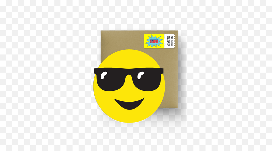 Sunglasses Emoji Cut - Smiley,Yellow Card Emoji