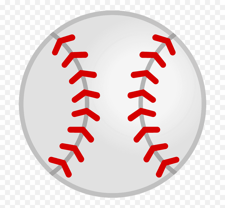 Baseball Emoji Clipart Free Download Transparent Png - Pelota De Softbol Dibujo,Football Emoji Text