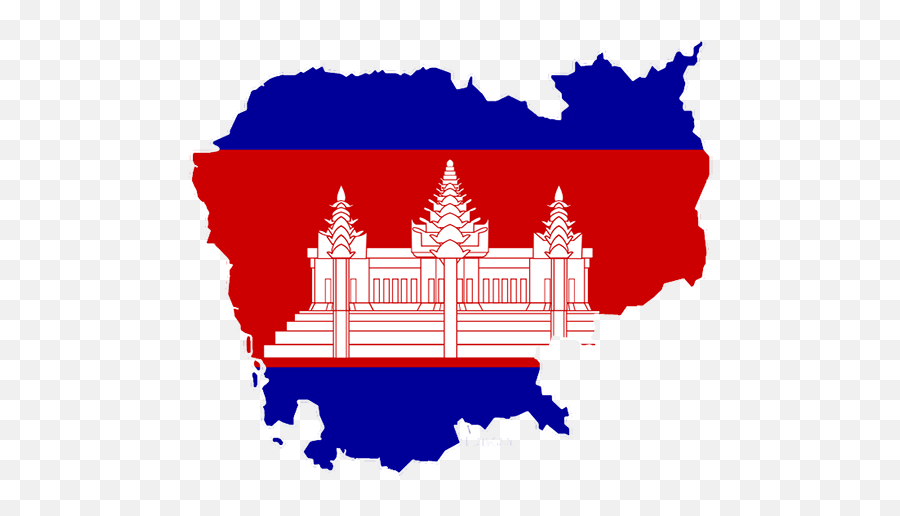 Get Vietnam Visa In Cambodia - Cambodian Flag Clipart Full Cambodia Flag And Map Emoji,Belize Flag Emoji