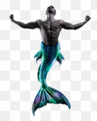 Merman Mermaid Sticker - Emoji
