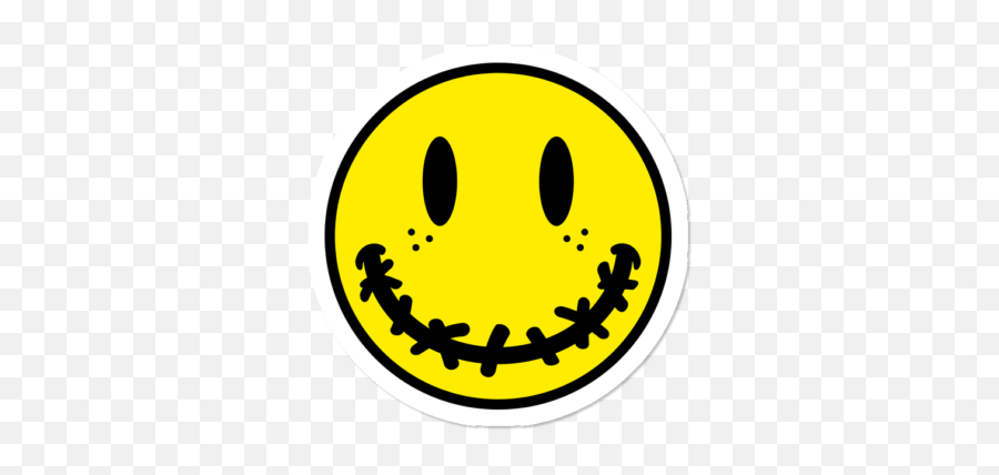 Best Dbh Collective Stickers Design By Humans - Happy Emoji,Smug Japanese Emoticon