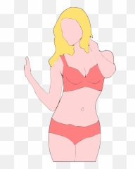 Bikini Woman Thumbs Up Jpg Royalty Free Emoji