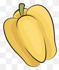 Bell Pepper Clipart - Yellow Emoji