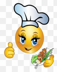 Extra Happy Emoticon Clipart - Emoji Cooking