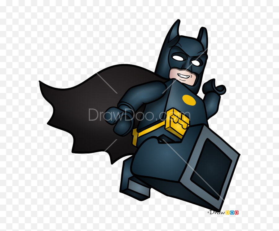 How To Draw Batman Lego Batman Movie - Cartoon Emoji,Batman Emoji