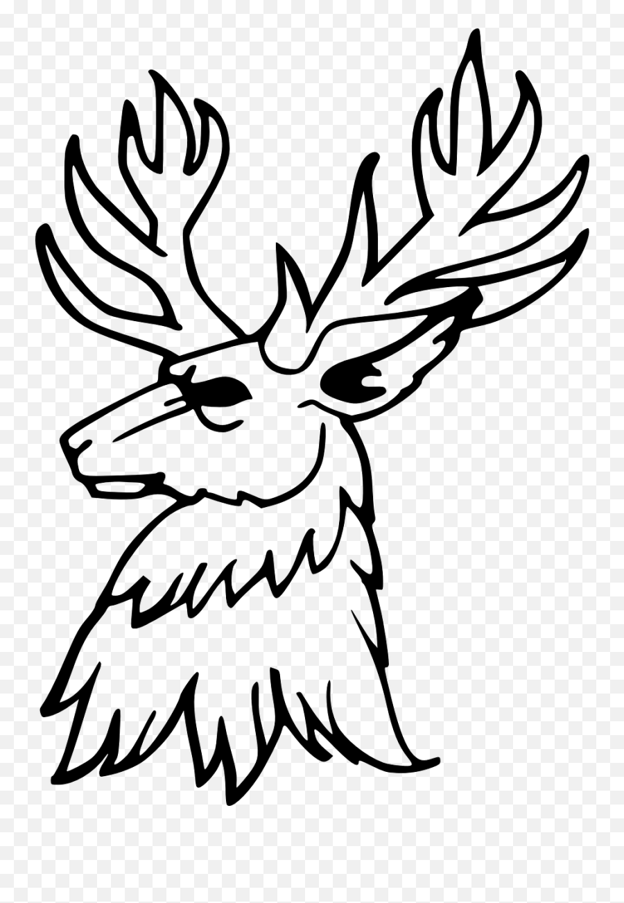 Stag Horn Antler Deer Wildlife - Stag Clip Art Emoji,Deer Hunting Emoji