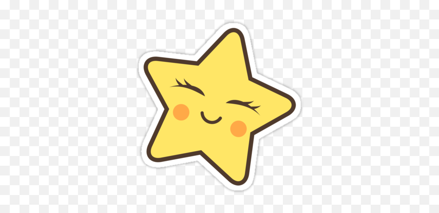 Estrelinha - Cute Kawaii Star Clipart Emoji,Hammer And Sickle Emoji