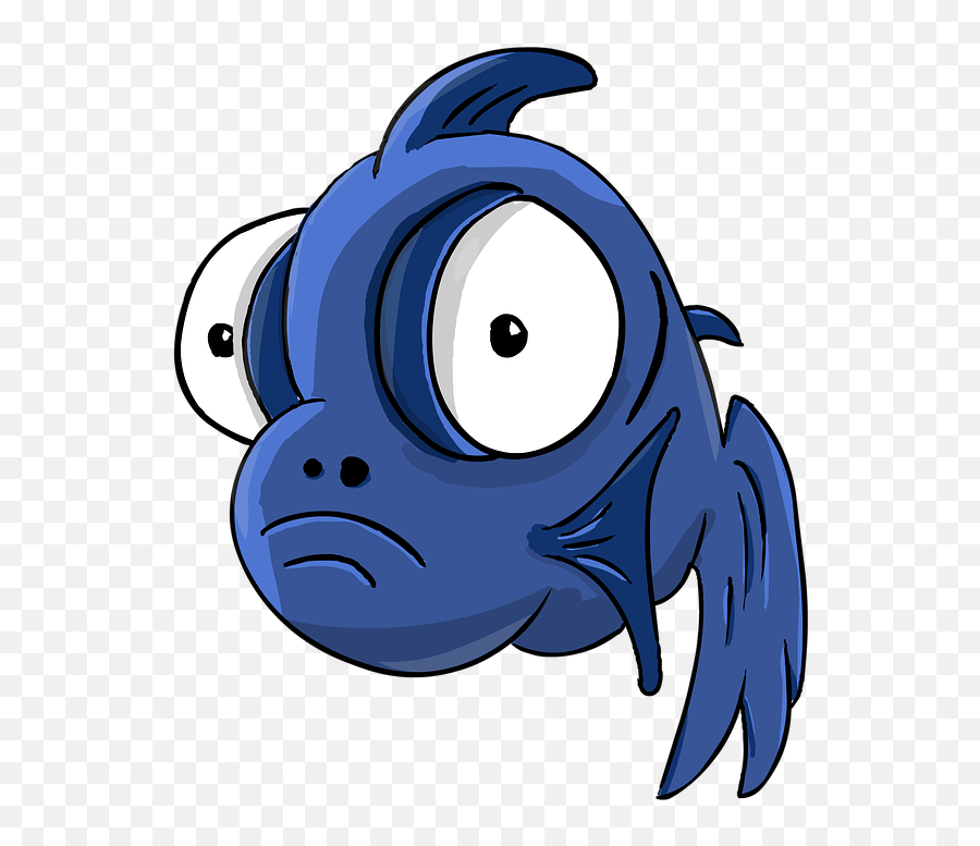 Fish Fish - Cartoon Fish With Big Eyes Emoji,Apple Animated Emojis