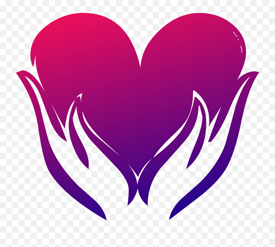 Heart Hand Hands Love Symbol - Heart In Hands Clipart Emoji,Two Pink Hearts Emoji