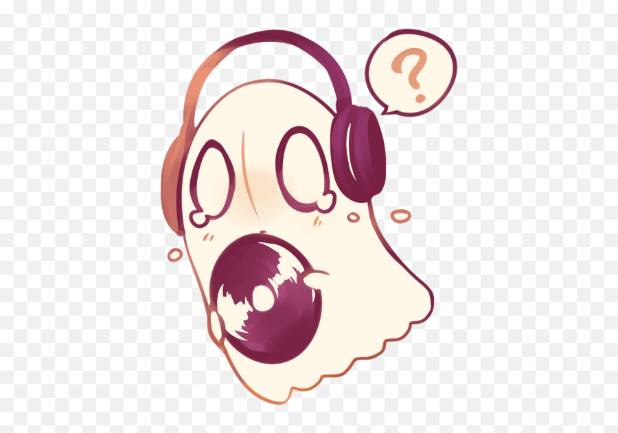 Log - Napstablook X Ghost Reader Emoji,Unibrow Emoji