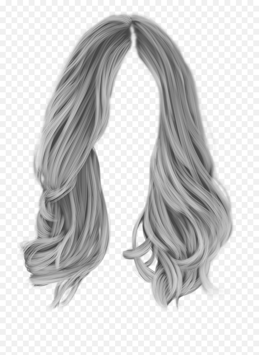 Hair Wig Png - White Hair Transparent Background Emoji,Hair Cut Emoji