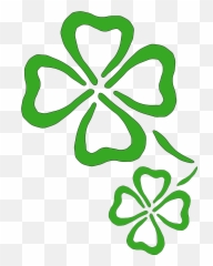 Four - Clip Art Shamrock Clover Emoji,Three Leaf Clover Emoji