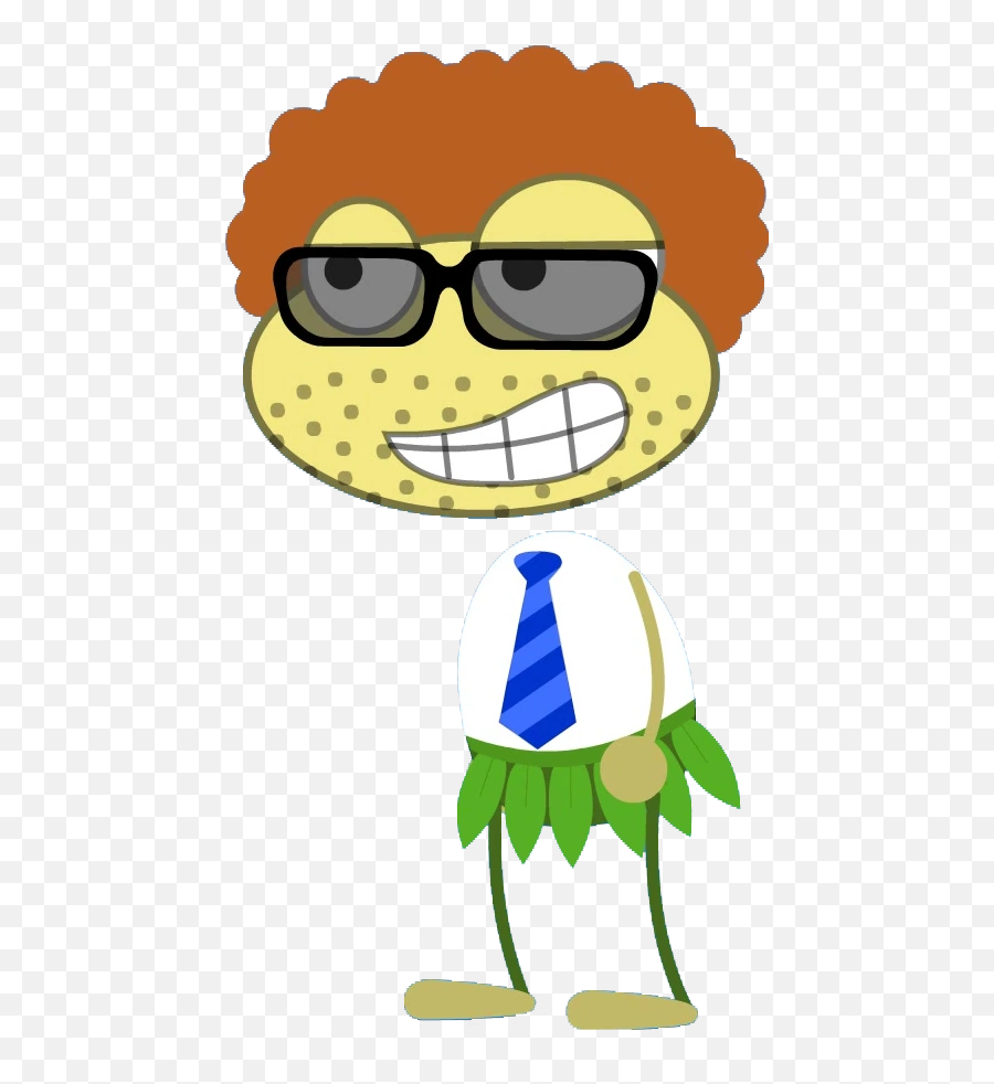 Grass Skirt Vendor - Clip Art Emoji,Curly Hair Emoticon