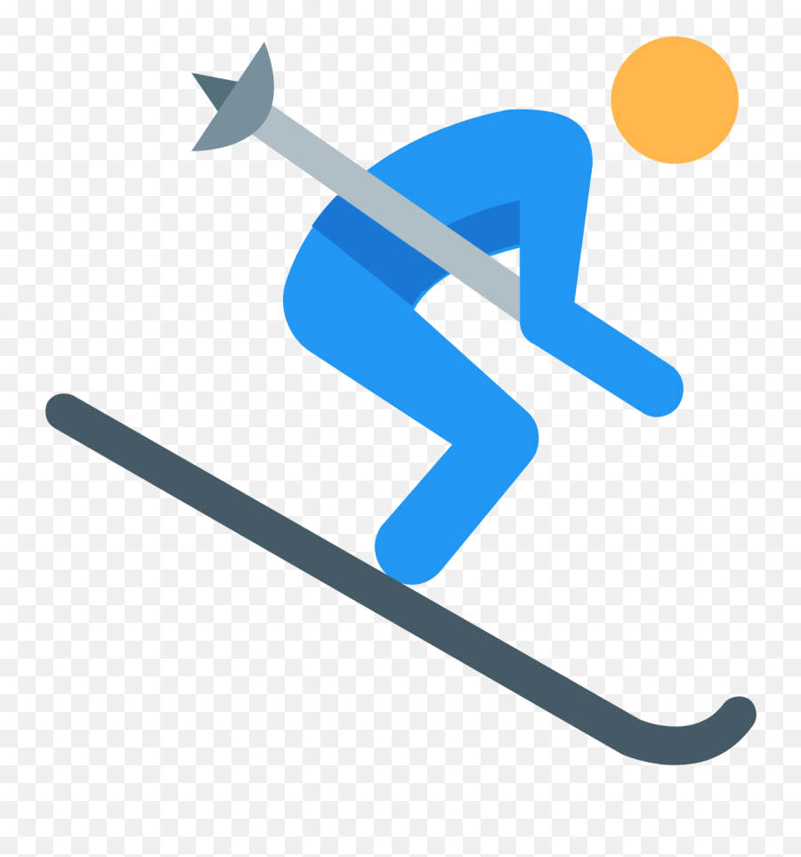 Skiing Clipart Transparent Background - Skiing Transparent Background Emoji,Ski Emoji