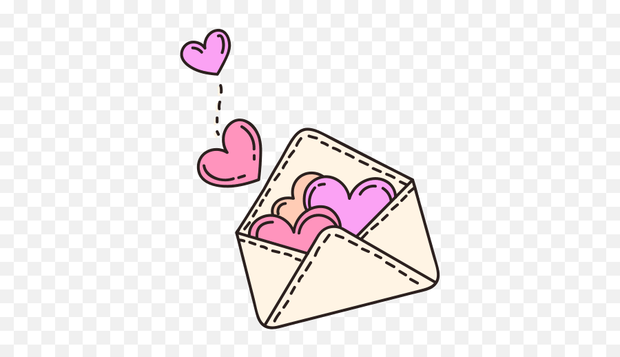 Letters Letter Heart Hearts Love - Clip Art Emoji,Heart Envelope Emoji
