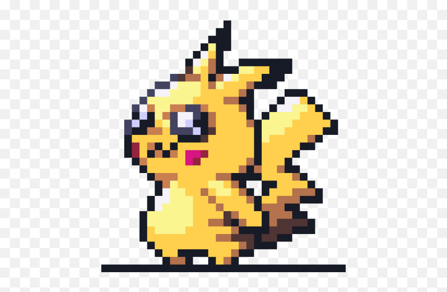 Pixilart - Pikachu Uploaded By Retromaker Pikachu Retro Png Emoji,Pikachu Emoticon