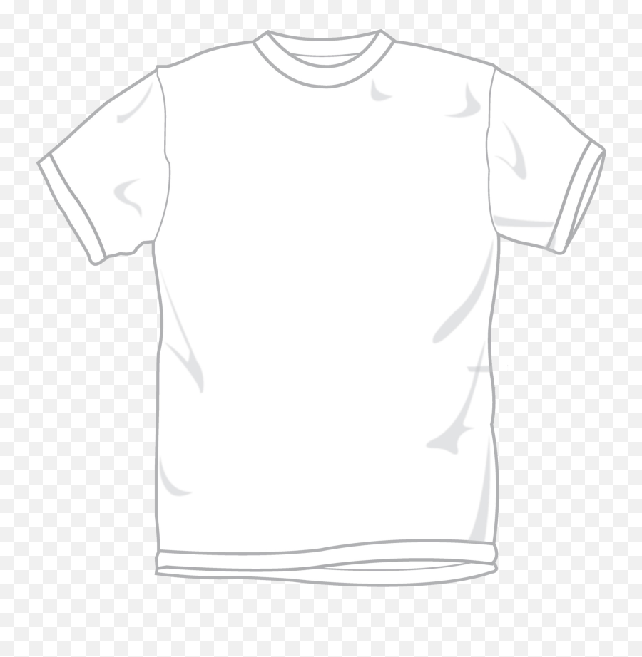 White T Shirt Clipart Png - Clean T Shirts Emoji,White Emoji Shirt