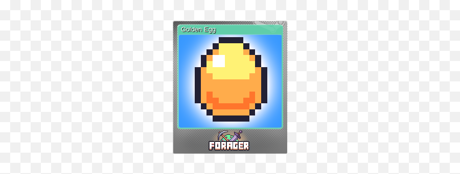 Forager Golden Egg Archaeology 2020 - 0215 Pixel Art Minecraft Emoji,Dinosaur Text Emoticon