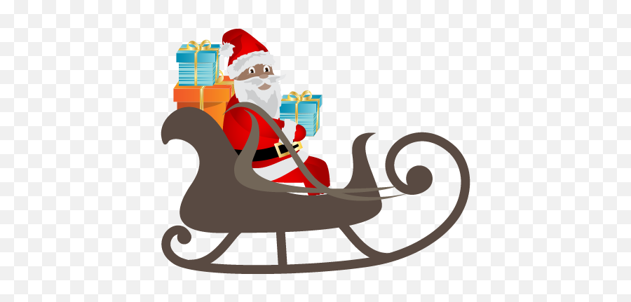 Black Santa - Santa Claus Emoji,Black Santa Emoji
