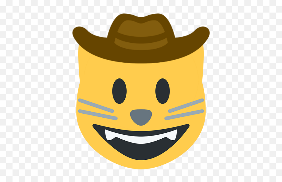 Catcowboy - Cat With Cowboy Hat Emoji,Cowboy Hat Emoji
