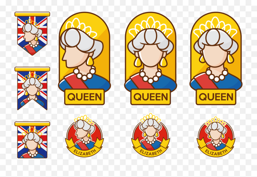 Queen Elizabeth Vector - Queen Elizabeth Vector Png Emoji,Queen Emoji Copy And Paste